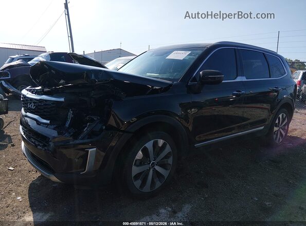 5XYP64HC8NG229062 2022 KIA TELLURIDE Black Widok z przodu