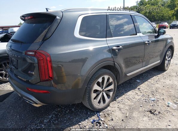 5XYP64HC9LG016649 2020 KIA TELLURIDE Gray Rear right