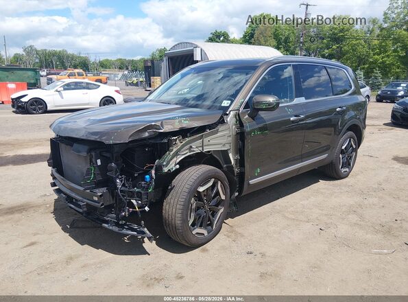 5XYP6DGC2SG634279 2025 KIA TELLURIDE Коричневый Передняя левая четверть