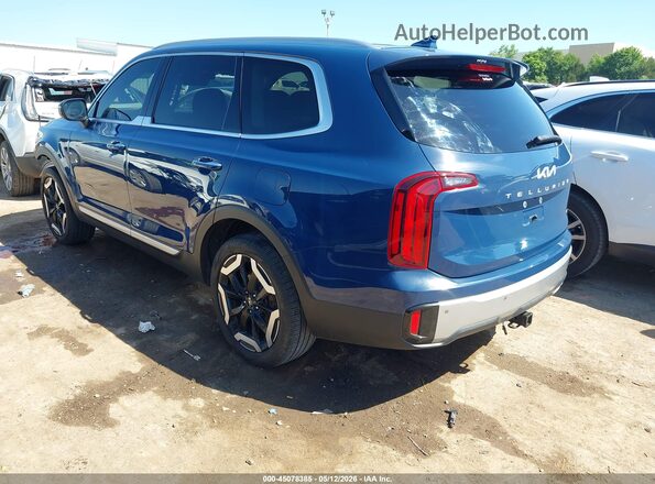 5XYP6DGC3RG492664 2024 KIA TELLURIDE Blue Rear left