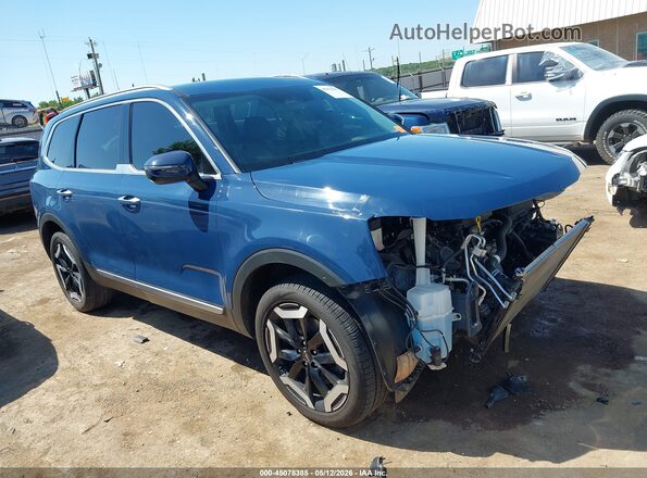 5XYP6DGC3RG492664 2024 KIA TELLURIDE Blue 360 interior view