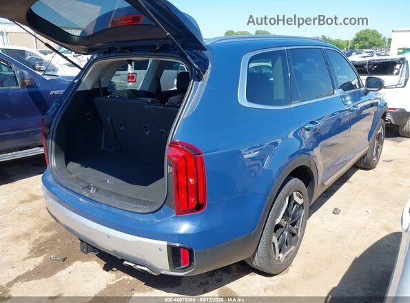 5XYP6DGC3RG492664 2024 KIA TELLURIDE Blue Rear right