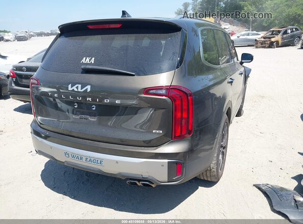 5XYP6DGCXPG348882 2023 KIA TELLURIDE Gray Задня права чверть