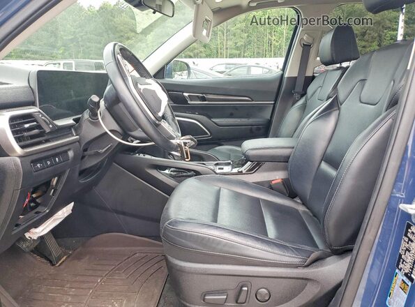 5XYP6DGCXPG365276 2023 KIA TELLURIDE Blue Вид салону спереду