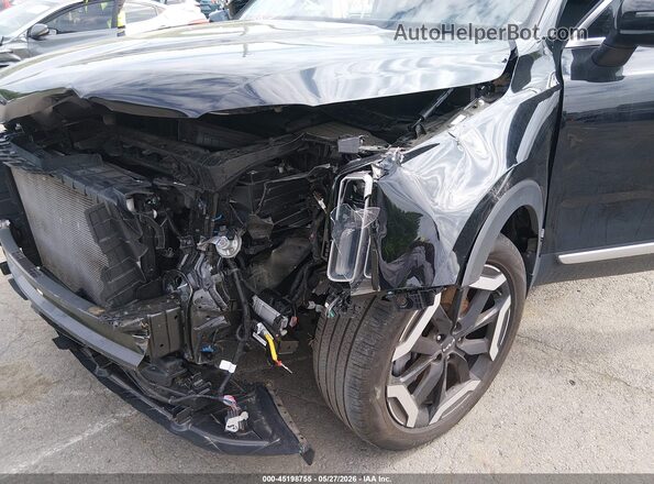 5XYP6DGCXRG445373 2024 KIA TELLURIDE Black Widok z przodu