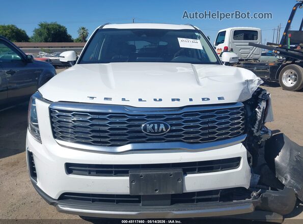 5XYP6DHC4MG105482 2021 KIA TELLURIDE White Vista del cuadro de instrumentos