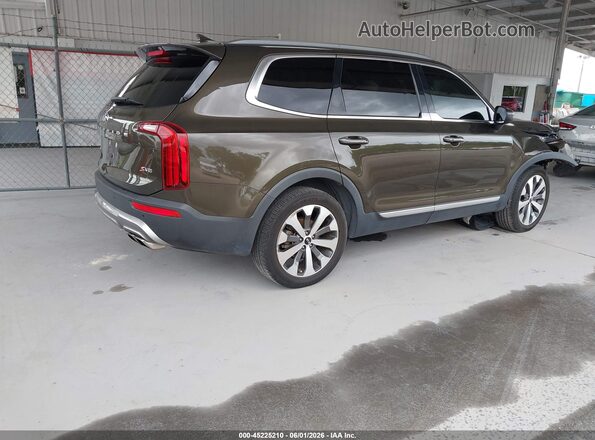 5XYP6DHC5MG106219 2021 KIA TELLURIDE Brown 