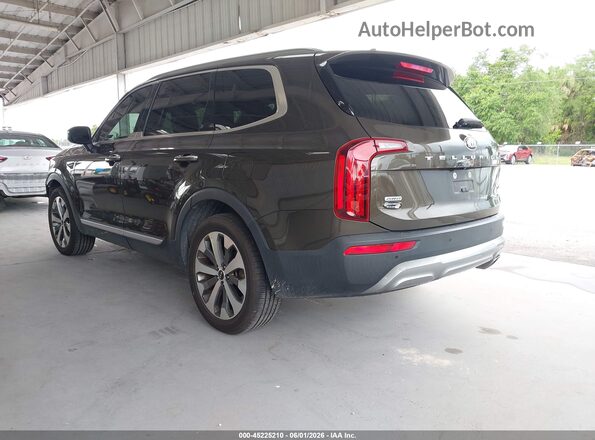 5XYP6DHC5MG106219 2021 KIA TELLURIDE Brown 