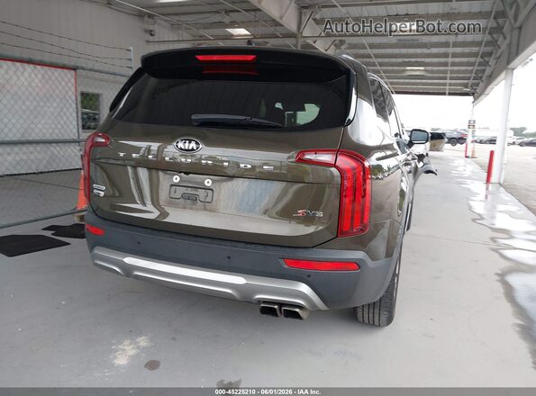 5XYP6DHC5MG106219 2021 KIA TELLURIDE Brown 