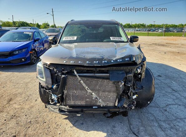 5XYP6DHC5NG315624 2022 KIA TELLURIDE Green წინა ხედი
