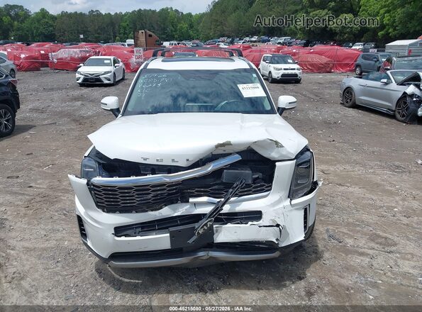 5XYP6DHC6LG006273 2020 KIA TELLURIDE White Vista del cuadro de instrumentos