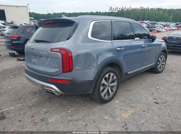 5XYP6DHC7LG056017 2020 KIA TELLURIDE Silver Rear right