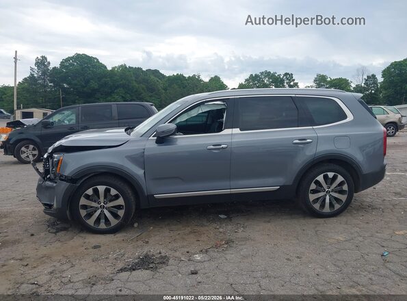 5XYP6DHC7LG056017 2020 KIA TELLURIDE Silver 360 interior view