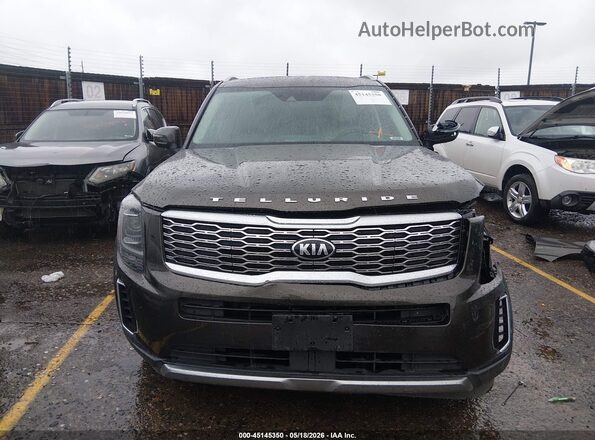 5XYP6DHC7LG064635 2020 KIA TELLURIDE Зеленый Вид задней части салона