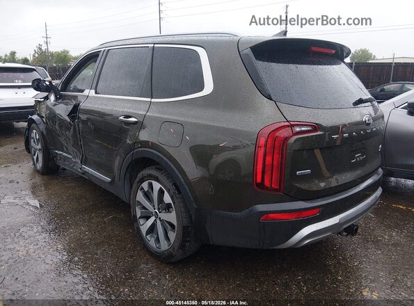 5XYP6DHC7LG064635 2020 KIA TELLURIDE Зеленый Задняя левая четверть