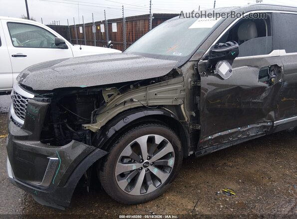 5XYP6DHC7LG064635 2020 KIA TELLURIDE Зеленый Вид спереди