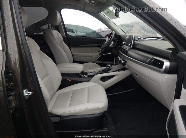 5XYP6DHC7LG064635 2020 KIA TELLURIDE Зеленый Вид салона спереди
