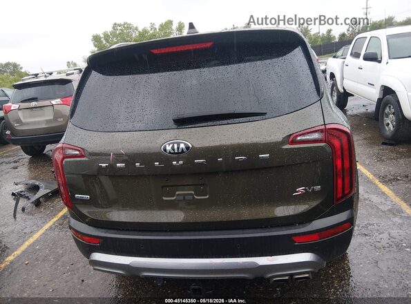 5XYP6DHC7LG064635 2020 KIA TELLURIDE Зеленый 