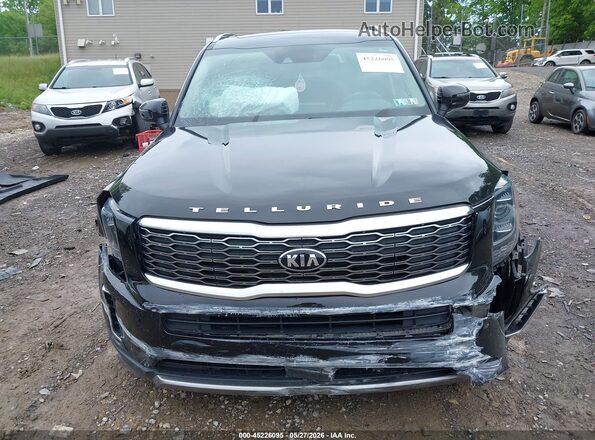 5XYP6DHC9MG110077 2021 KIA TELLURIDE Black Դիմացի տեսք