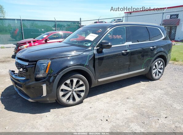 5XYP6DHCXLG086015 2020 KIA TELLURIDE Black Front left