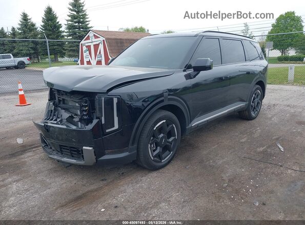 5XYPCES1XVG018709 2027 KIA TELLURIDE Black წინა მარცხენა ხედი სამი მეოთხედიდან