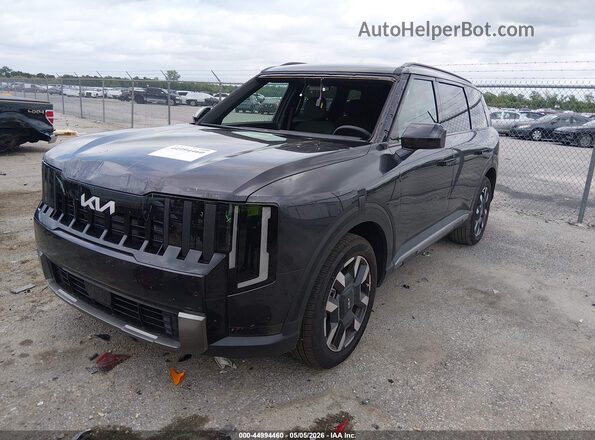 5XYPE5S1XVG001869 2027 KIA TELLURIDE Black წინა მარცხენა ხედი სამი მეოთხედიდან