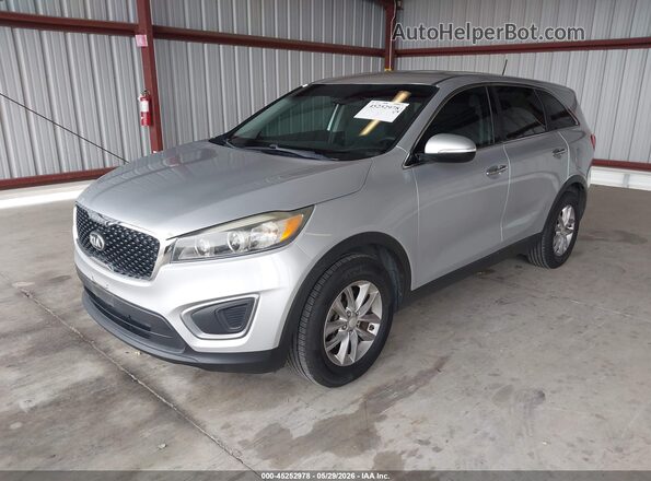 5XYPG4A30GG122727 2016 KIA SORENTO Silver Przód lewy