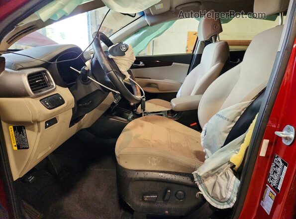 5XYPG4A34HG283700 2017 KIA SORENTO Maroon 