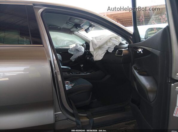 5XYPG4A36KG479502 2019 KIA SORENTO Gray წინა სალონის ხედი