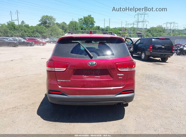 5XYPG4A39GG015921 2016 KIA SORENTO Red 
