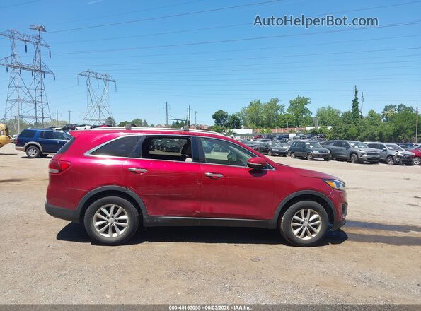 5XYPG4A39GG015921 2016 KIA SORENTO Red სალონის 360-გრადუსიანი ხედი