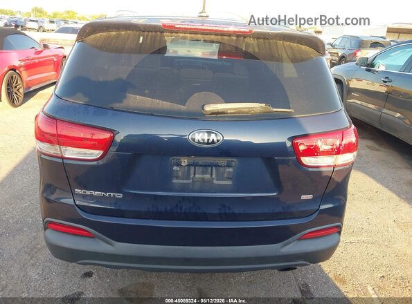 5XYPG4A39GG118563 2016 KIA SORENTO Dark Blue 