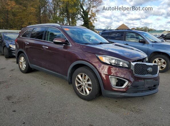 5XYPG4A39GG120944 2016 KIA SORENTO Maroon Առջևի աջ