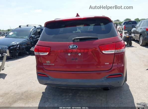 5XYPG4A39HG282865 2017 KIA SORENTO Red 