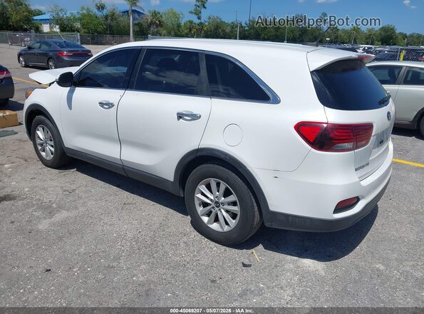 5XYPG4A39KG506322 2019 KIA SORENTO White 