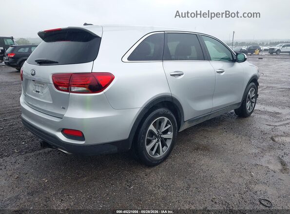 5XYPG4A58LG680336 2020 KIA SORENTO Silver Rear right