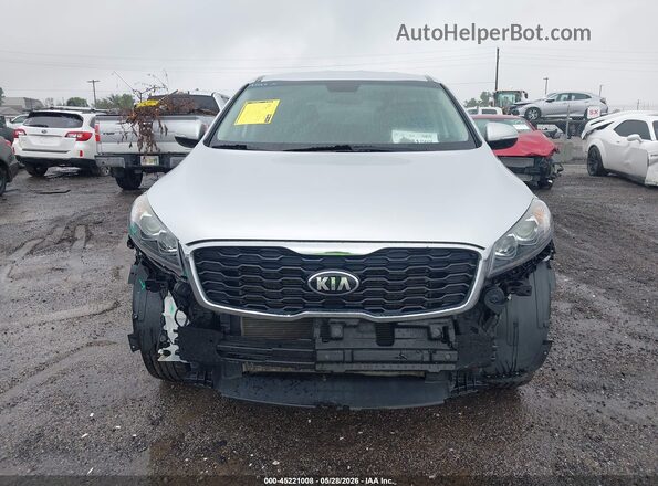 5XYPG4A58LG680336 2020 KIA SORENTO Silver Rear interior view