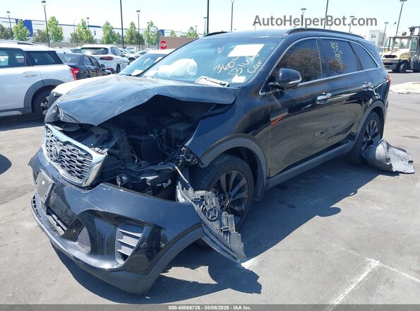 5XYPG4A59LG693757 2020 KIA SORENTO Черный Передняя левая четверть