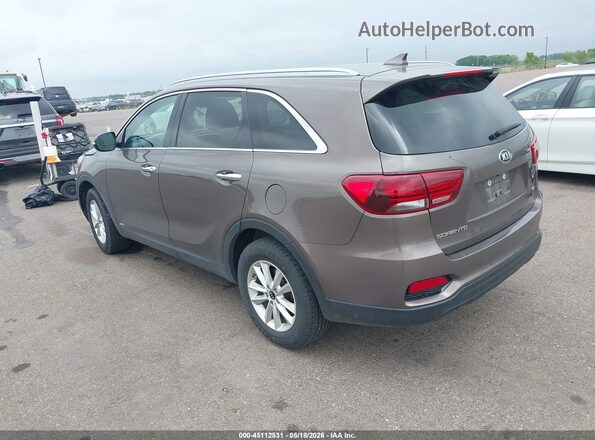 5XYPGDA35KG558854 2019 KIA SORENTO Brown Задня ліва чверть