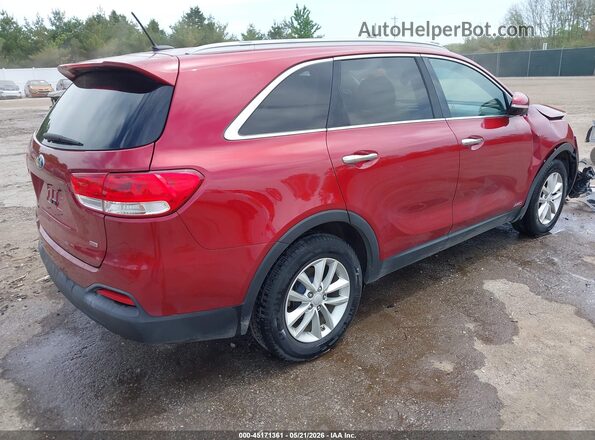 5XYPGDA38GG080095 2016 KIA SORENTO Red Հետևի աջ