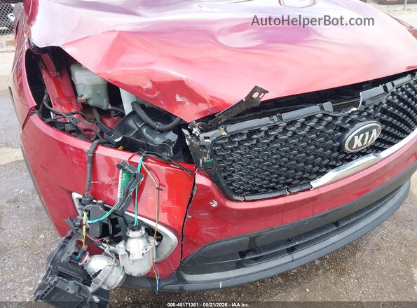 5XYPGDA38GG080095 2016 KIA SORENTO Red Դիմացի տեսք