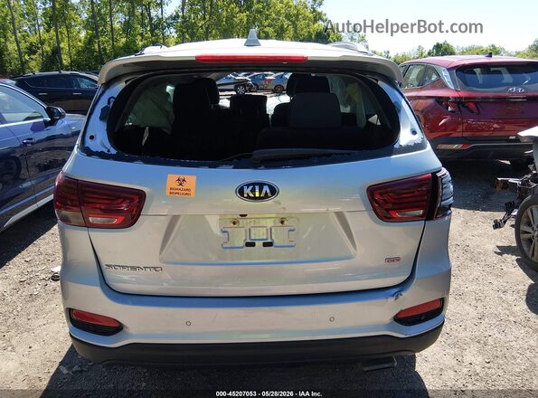 5XYPGDA38KG574675 2019 KIA SORENTO Silver Vista frontal