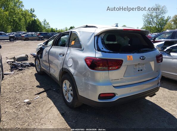 5XYPGDA38KG574675 2019 KIA SORENTO Silver Trasero izquierdo