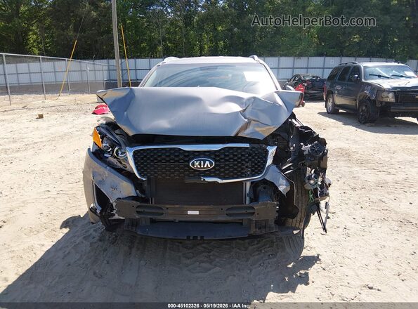 5XYPGDA39GG044142 2016 KIA SORENTO Gray Դիմացի տեսք