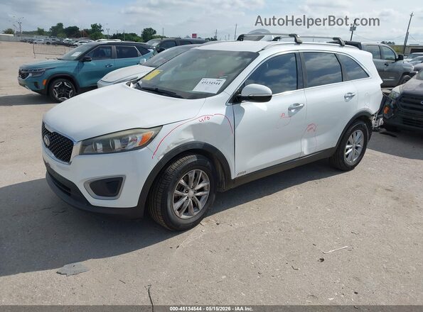 5XYPGDA39JG359093 2018 KIA SORENTO White Vista tres cuartos delantera izquierda