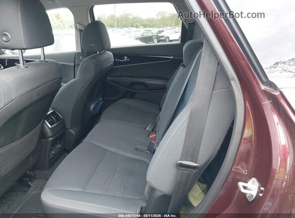 5XYPGDA3XKG460368 2019 KIA SORENTO Maroon Widok naklejki z numerem VIN