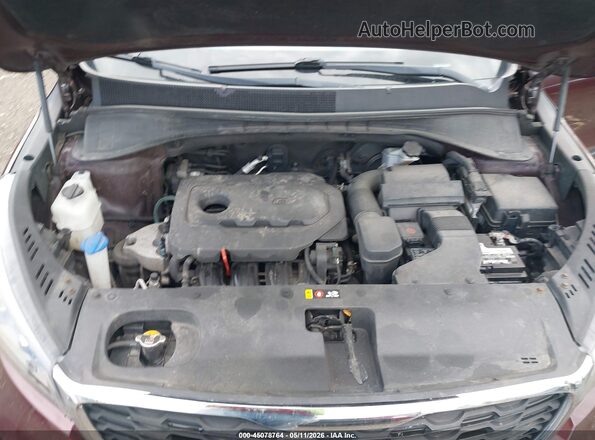 5XYPGDA3XKG460368 2019 KIA SORENTO Maroon Widok z tyłu