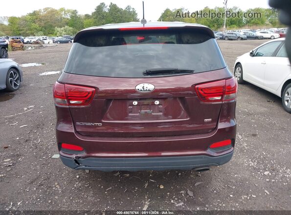 5XYPGDA3XKG460368 2019 KIA SORENTO Maroon 