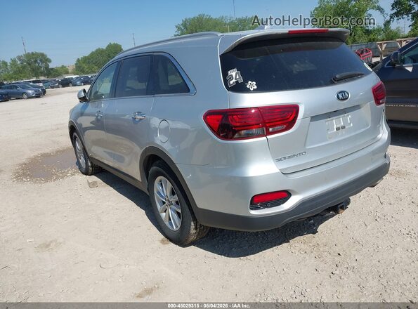 5XYPGDA52KG431321 2019 KIA SORENTO Silver უკანა მარცხენა