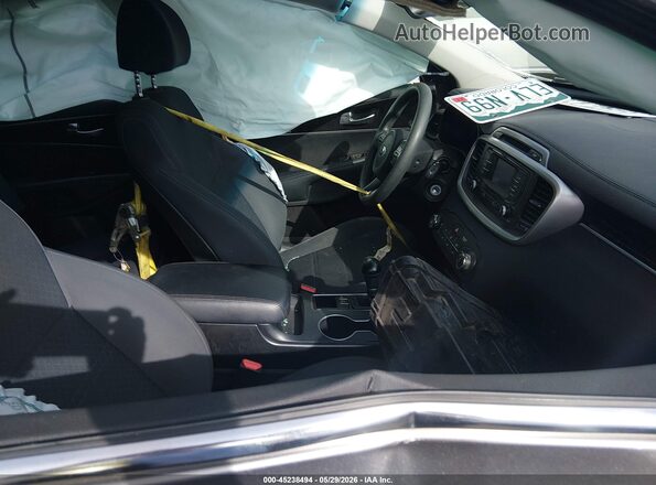 5XYPGDA53JG373752 2018 KIA SORENTO Gray Вид салону спереду